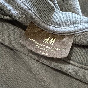 H&M Blue Crewneck Sweatshirt